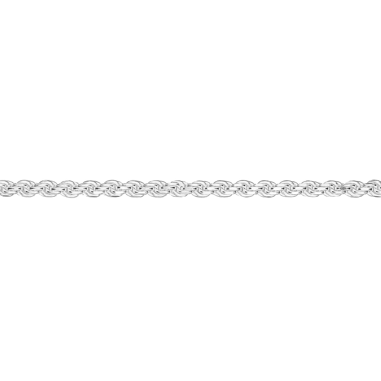 Kordelkette 2,7mm 925 Silber Halskette - IceFactory