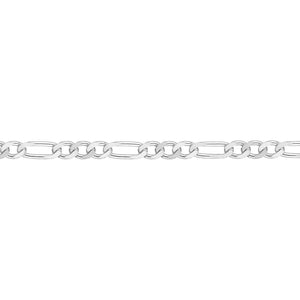 925 Silber 3mm Figaro Halskette - IceFactory