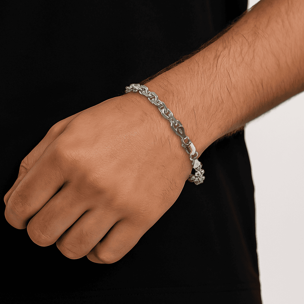 Ankerkette Armband 5mm 925 Silber - IceFactory