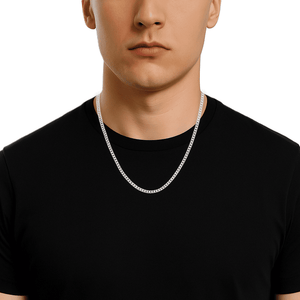 Franco Kette 3mm 925 Silber Halskette - IceFactory