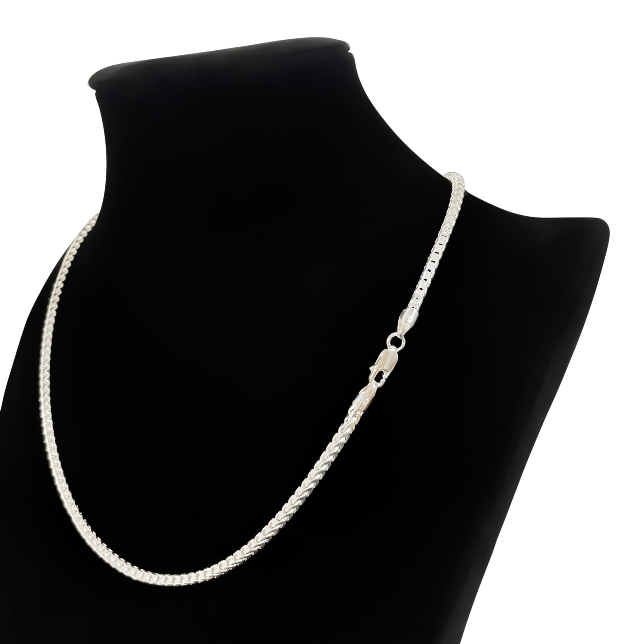 Franco Kette 3mm 925 Silber Halskette - IceFactory