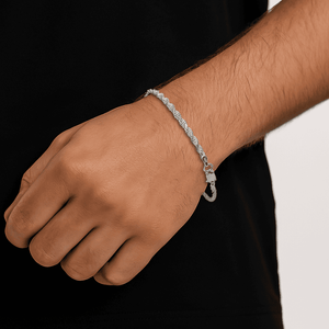Kordelkette Armband 2,7mm 925 Silber - IceFactory