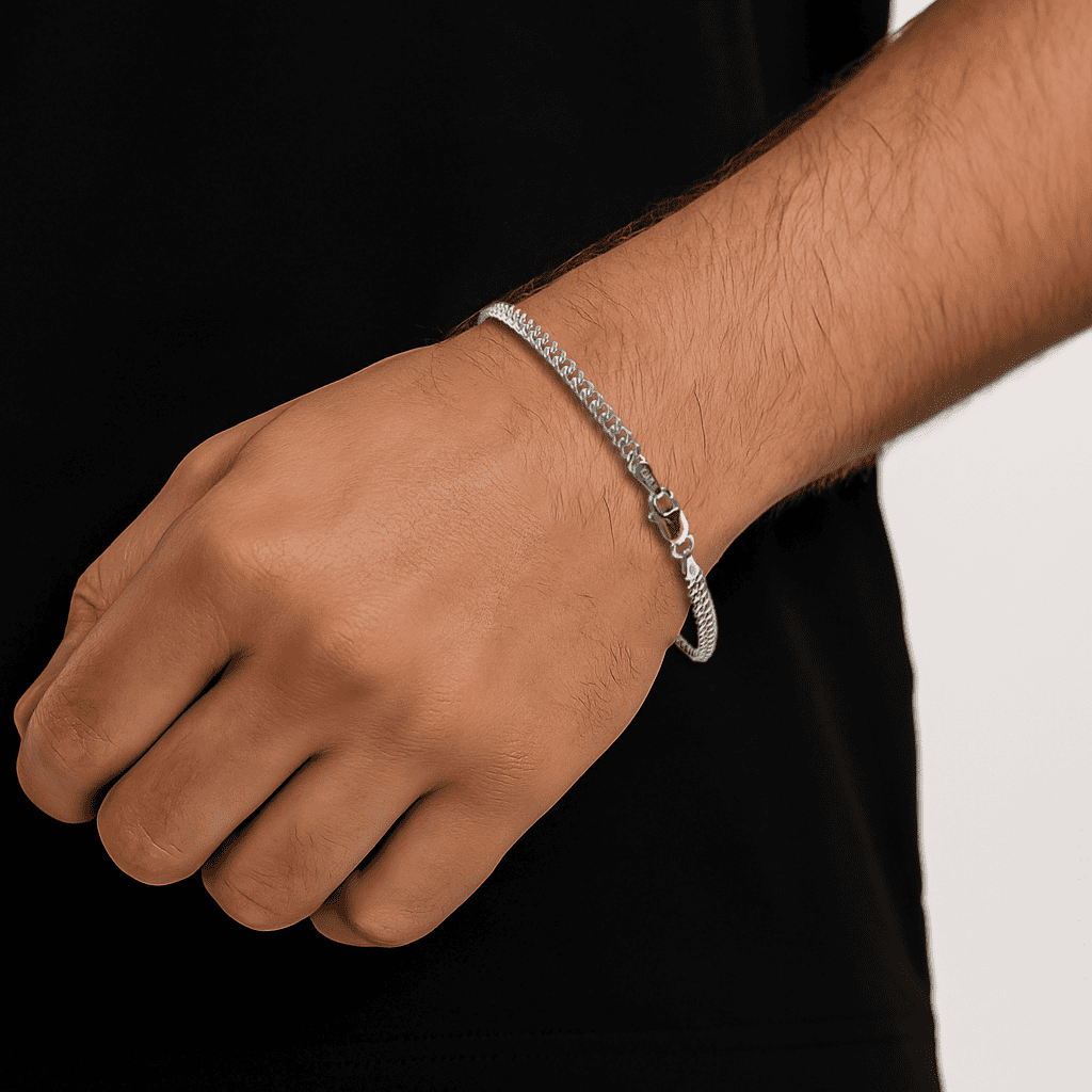 Panzerarmband 2,6mm 925 Silber - IceFactory