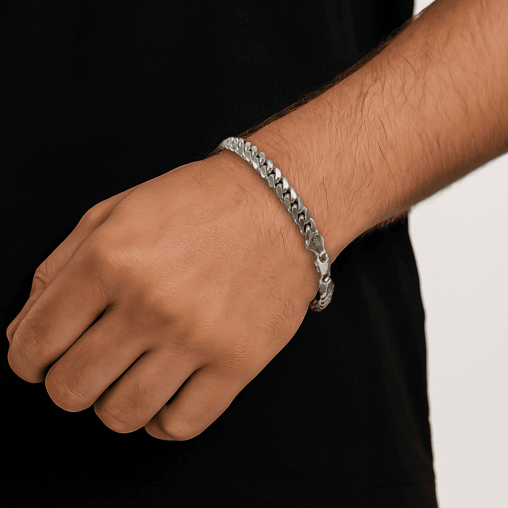 Panzerarmband 5,4mm 925 Silber - IceFactory