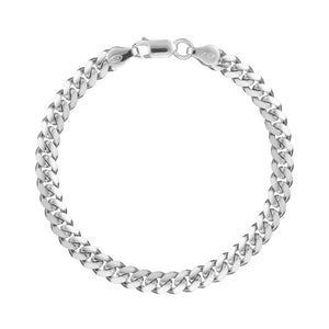 925 Silber 5,4mm Miami Cuban Link Armband - IceFactory