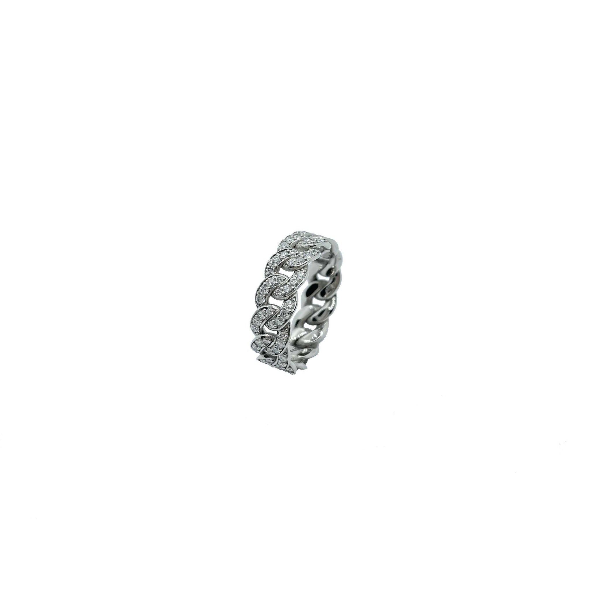 Diamond Cuban Link Ring - IceFactory