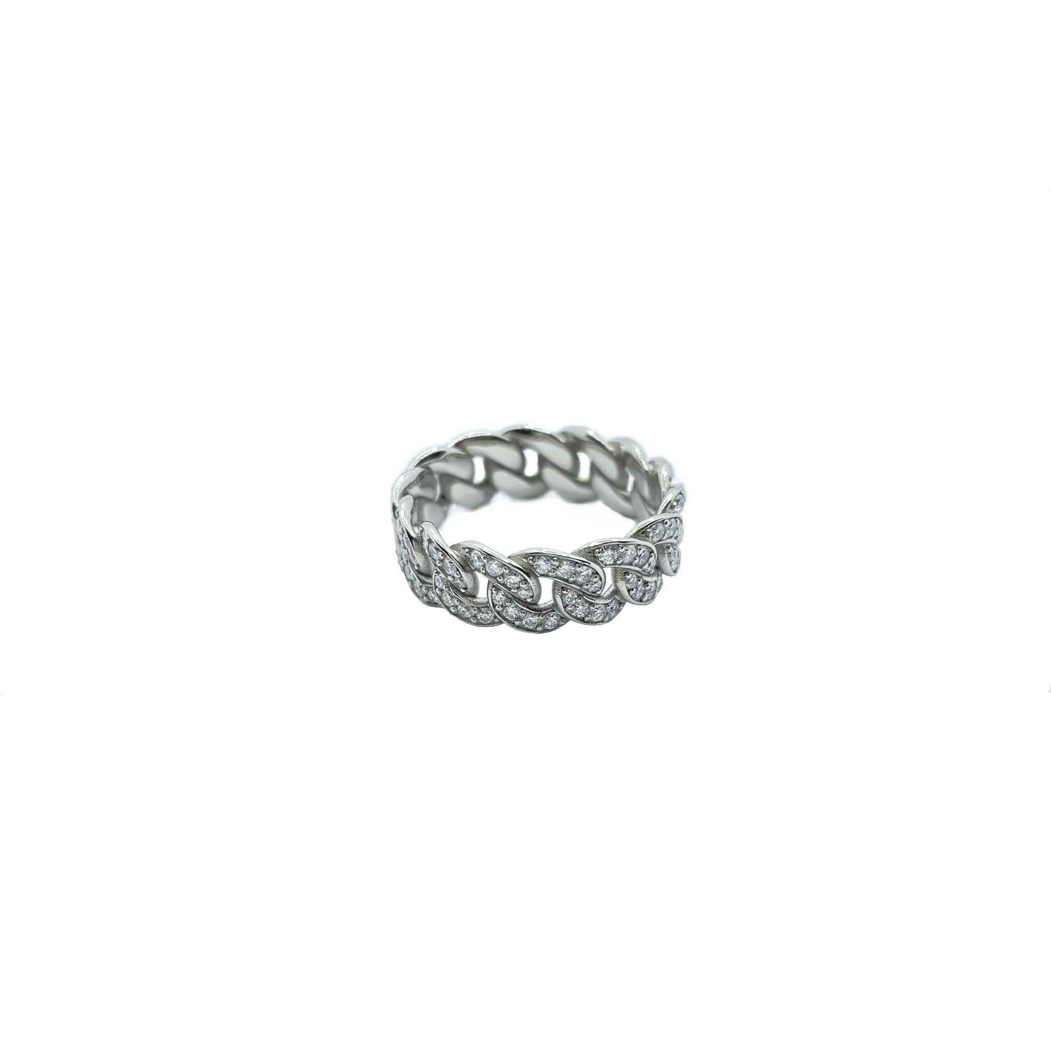Diamond Cuban Link Ring - IceFactory